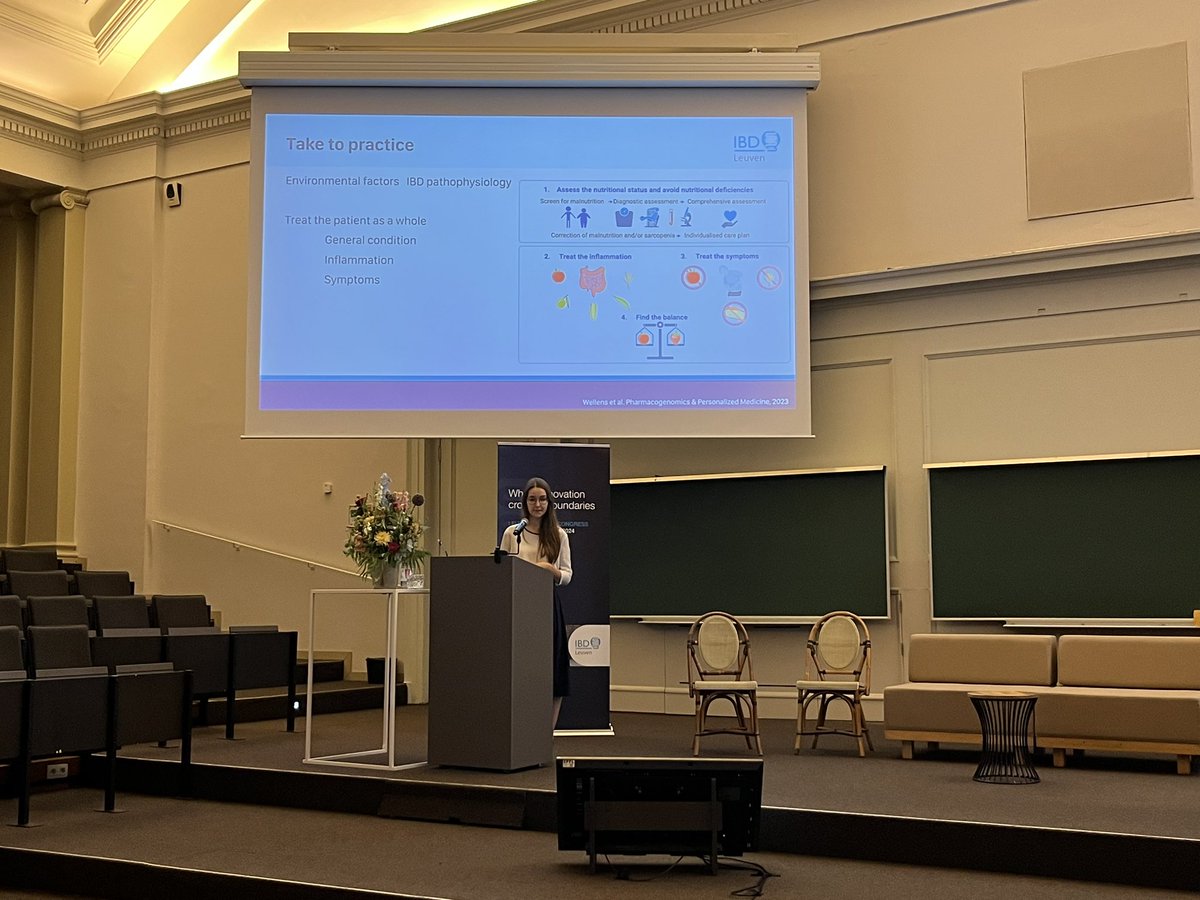 IBD Leuven (@ibdleuven) on Twitter photo Our PhD student <a href="/JudithWellens/">Judith Wellens</a> (defending her PhD viva later today!) kicking off this interesting session on nutrition as therapy in #IBD at the final day of our Congress Our PhD student <a href="/JudithWellens/">Judith Wellens</a> (defending her PhD viva later today!) kicking off this interesting session on nutrition as therapy in #IBD at the final day of our Congress