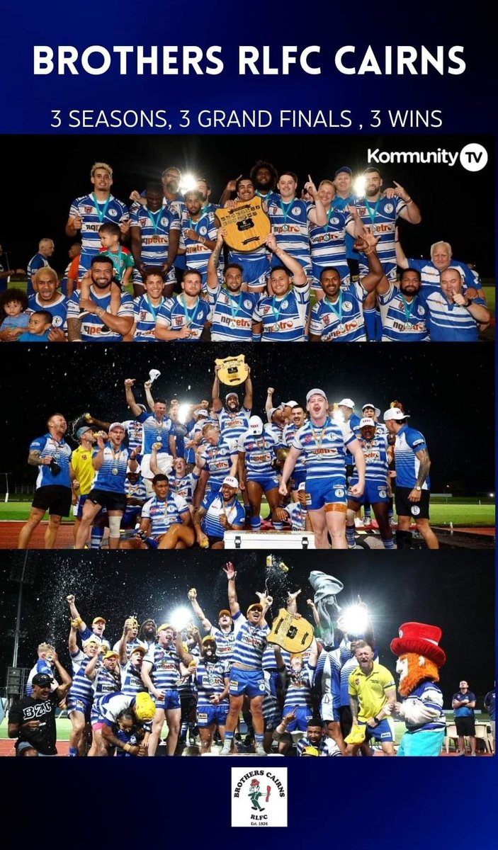 CairnsBrothers's tweet photo. 🏆🏆🏆 https://t.co/wboo1y2VGe