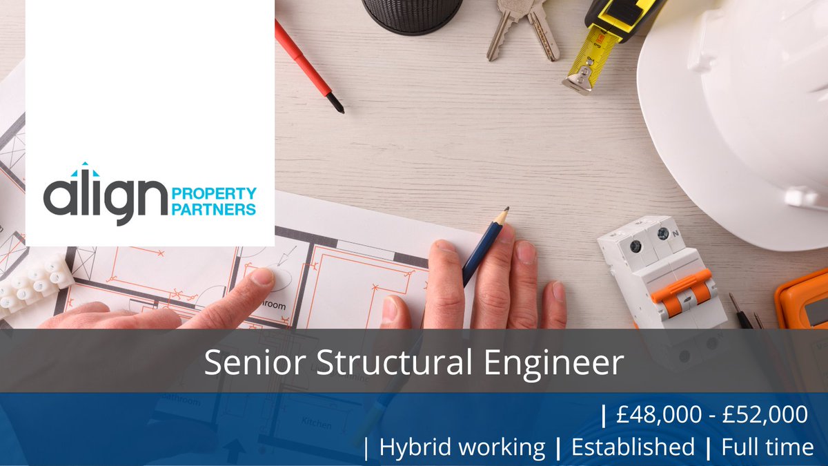 NycjobsUk's tweet image. Are you an enthusiastic, motivated and proactive problem-solver seeking new challenges?

We are seeking to recruit a Senior Structural Engineer with experience in the appraisal and design of #buildingstructures.🏗️

Apply now: tinyurl.com/4a88k2c3

#AlignPropertyPartners
