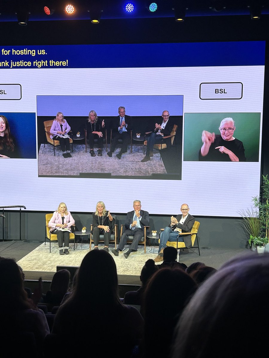 Great opening from <a href="/JillHoughton/">Jill Houghton</a> at the @DisabilityIN conference. It’s a movement  “where businesses come together to learn from one another” to improve accessibility in the workplace 👏🏼 #disability #Inclusion #lifeatsap