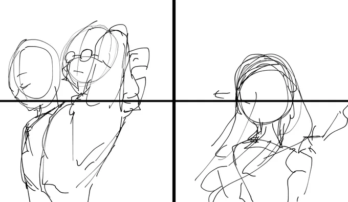 #皆さんラフと塗った後を見せてください 