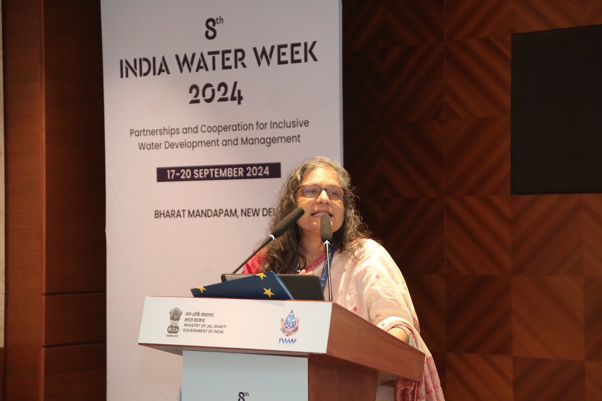 EU in India (@eu_in_india) on Twitter photo The 🇮🇳🇪🇺 partnership is tackling climate impacts, water storage, and urban flooding. Together, we’re improving river health and fostering basin-level cooperation for a sustainable future. – Secretary Debashree Mukherjee <a href="/DoWRRDGR_MoJS/">Ministry of Jal Shakti, DoWR, RD&GR, GoI</a> at the 6th 🇮🇳🇪🇺💧Forum #EUIndiaEkSaath The 🇮🇳🇪🇺 partnership is tackling climate impacts, water storage, and urban flooding. Together, we’re improving river health and fostering basin-level cooperation for a sustainable future. – Secretary Debashree Mukherjee <a href="/DoWRRDGR_MoJS/">Ministry of Jal Shakti, DoWR, RD&GR, GoI</a> at the 6th 🇮🇳🇪🇺💧Forum #EUIndiaEkSaath