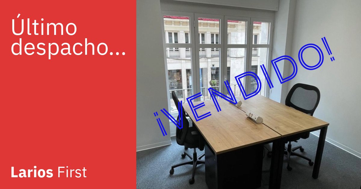 🚨 Colgamos el ¡No hay billetes! en #LariosFirst. 🚨

Pero tranquilos...

Santa Claus nos va a traer nuevos y espectaculares despachos con fantásticas vistas a Calle Larios. 🎉 En breve comenzamos obras.

#flexoffices #coworking #oficinas #Málaga <a href="/Firstworkplaces/">First workplaces</a>