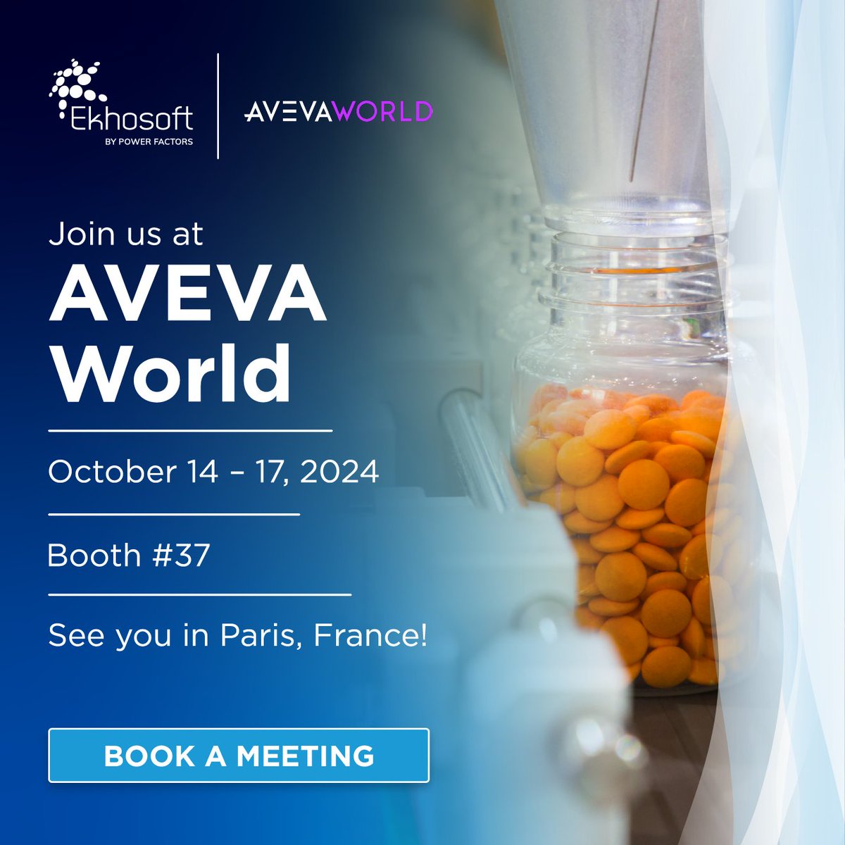Ekhosoft's tweet photo. Heading to #AVEVAWorld in Paris? Visit us at Booth 37 from Oct 14-17 for a live demo of Ekho OPM. 

With a focus on increasing #OEE, Ekho OPM can be the catalyst to reduce downtime, increase production, and lower rejected units.

📅 Book a meeting: https://t.co/hVlEqKtAPF https://t.co/wPtyNXo99q