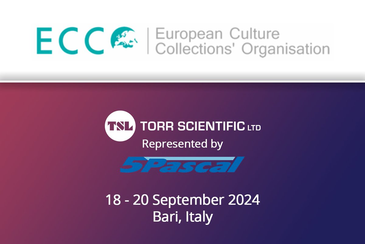 📢 Our distributor Cinquepascal is exhibiting at the European Culture Collections’ Organisation (ECCO) XLII Meeting! 📢