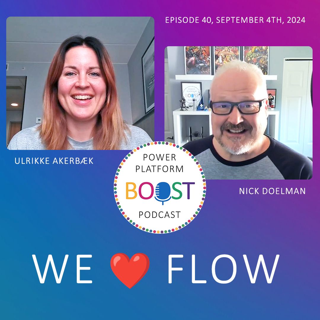 Power Platform BOOST podcast tweet media