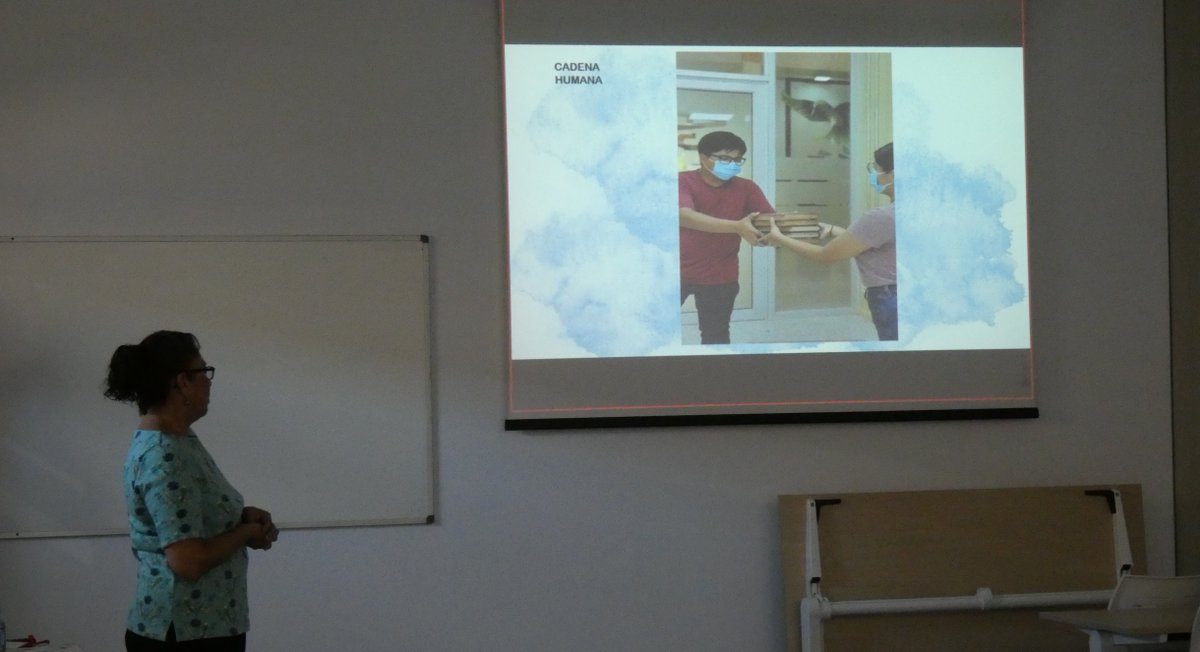 BiblioUPV (@biblioupv) on Twitter photo Alejandrina Martínez, directora Biblioteca Dr Saberlio Navarrete- Univ El Salvador ens ha explicat l’experiència de transformació de la seua biblioteca al personal biblioteques upv. L’estada d’Alejandrina está dins del Progr Ventus-Cooperació 2024 <a href="/ccd_upv/">Cooperación al Desarrollo UPV</a> <a href="/UPV/">Universitat Politècnica de València</a> Alejandrina Martínez, directora Biblioteca Dr Saberlio Navarrete- Univ El Salvador ens ha explicat l’experiència de transformació de la seua biblioteca al personal biblioteques upv. L’estada d’Alejandrina está dins del Progr Ventus-Cooperació 2024 <a href="/ccd_upv/">Cooperación al Desarrollo UPV</a> <a href="/UPV/">Universitat Politècnica de València</a>