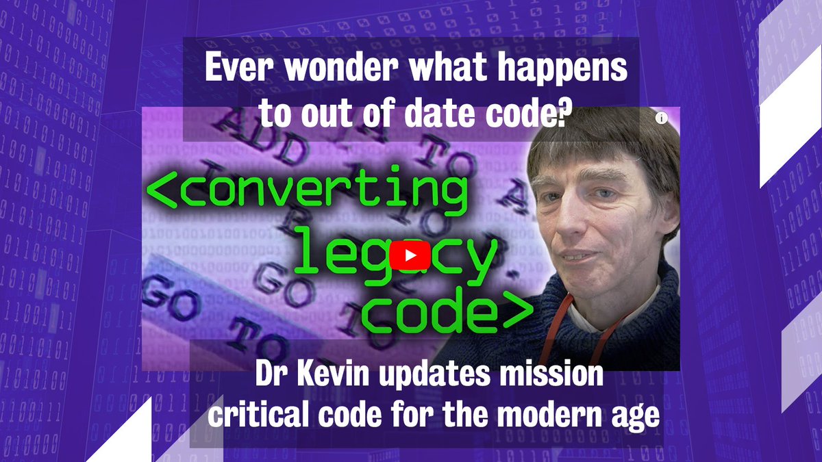 kclinformatics's tweet image. Happy #NationalCodingWeek 🎉

Dr Kevin Lano from the Department of Informatics is a digital translator whose work includes updating legacy codes so that businesses don't lose important data 💻

Watch more about his work on Computerphile: 
➡️🔗 loom.ly/7lrMQ2s