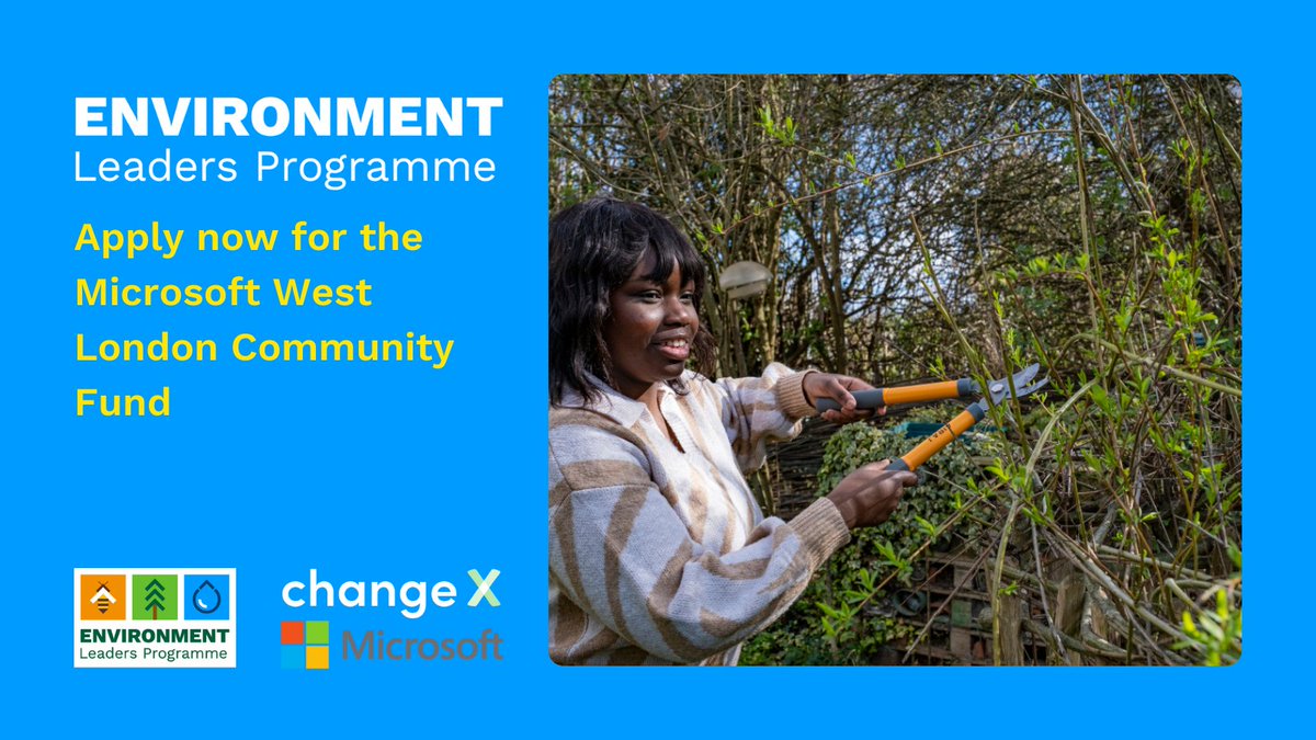 Schools in West London can now access funding for our Level 3 Environment Leaders Programme through <a href="/ChangexHQ/">ChangeX</a> Microsoft London Community Fund 🌍 Find out how you can get involved: bit.ly/4elsyNS 
#EnvironmentLeaders #MicrosoftCommunityFund