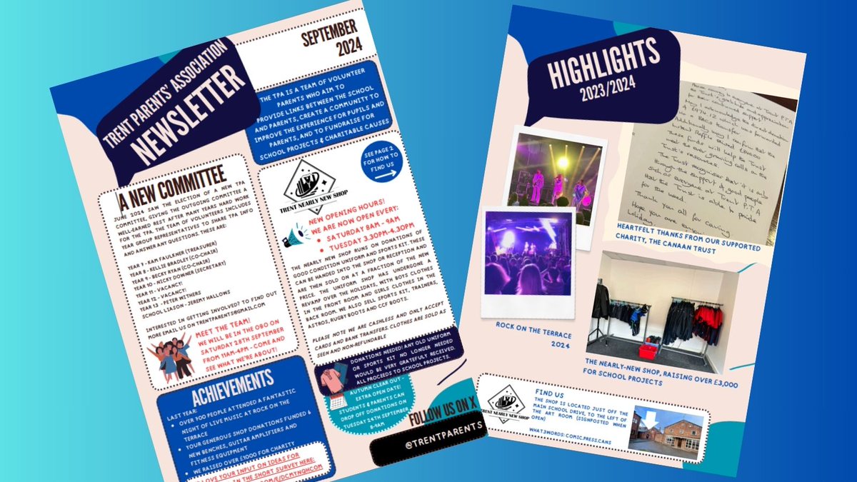 Our latest newsletter is now on isams (whole school section). It includes a link to a short survey for parents to give input on events, a potential business network and how we spend money raised to benefit the student community. Pls take a look &amp; share on year group whatsapps 🙏