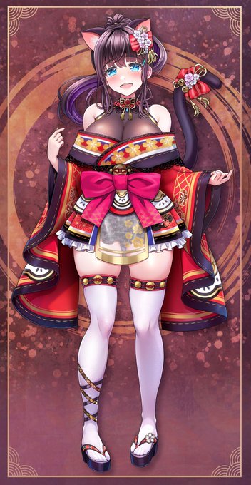 冬コミでも和装たゆゆのアクスタ通常版・R-18版を作る予定です☺ 