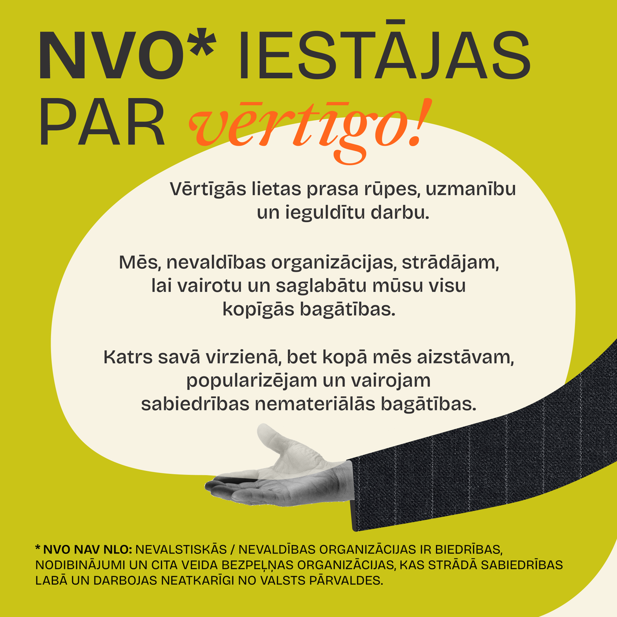 voluuda's tweet photo. Styprynojūt i atbolstūt NVO darbeibu, tu paleidzēsi myusu vysu kūpeigajai boguoteibai palikt leluokai i paleidzēsi ceļt sabīdreibys lobkluojeibu!
#ReāliBagāts #NVO #Biedrības #Nodibinājumi #NevalstiskaisSektors #DigitalActivismProgram #TechSoupGlobalNetwork #HiveMind https://t.co/nm6BoNO5sA