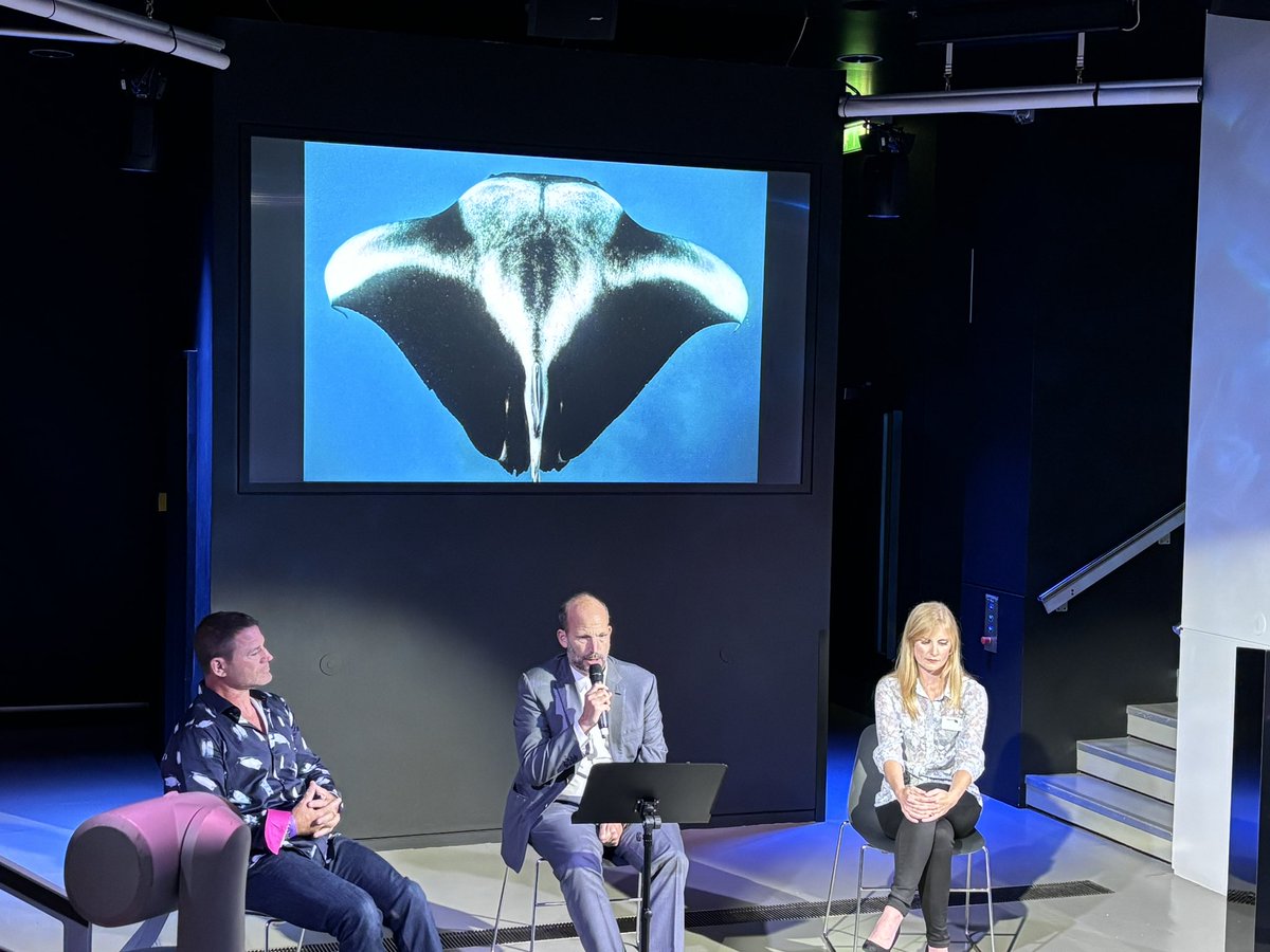 Wonderful to celebrate #worldmantaday last night with great talks from <a href="/SteveBackshall/">Steve Backshall</a> and <a href="/focusedonnature/">FOCUSED ON NATURE</a> . Well done to <a href="/MantaTrust/">Manta Trust</a> for pulling together such a fantastic event to raise awareness 👏🏻
