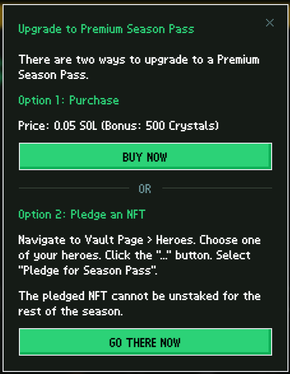 gara_138's tweet image. #Backwoods
β版に向け絶賛メンテ中やけどシーズンパスとやらが導入されて0.05SOL or NFTロックでいけるっぽいな👀