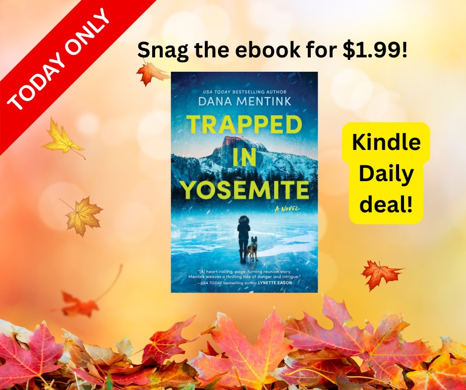 If you've been waiting for a sale, this is it! Trapped in Yosemite (ebook) is $1.99 today for a #kindledailydeal @harlequin