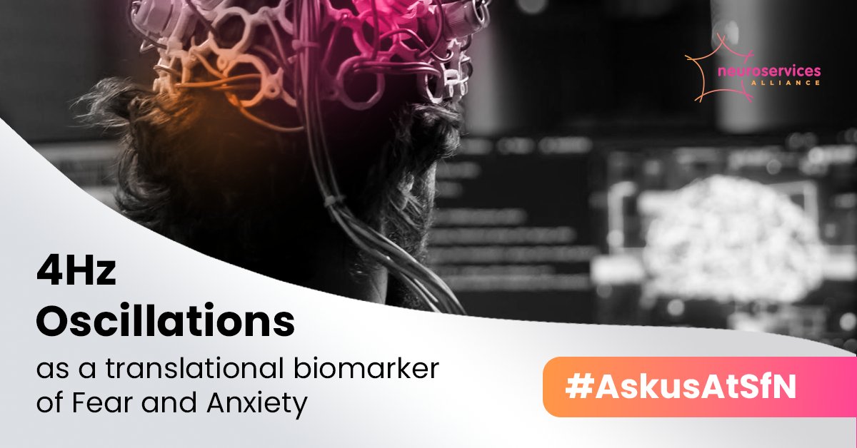 Neuroservices-Alliance's OptoPath™ platform has identified a 100% translatable biomarker for fear/anxiety (4 Hz oscillations) from mice to humans. Visit booth 459 at #SfN2024 to learn more! #AskUsatSfN