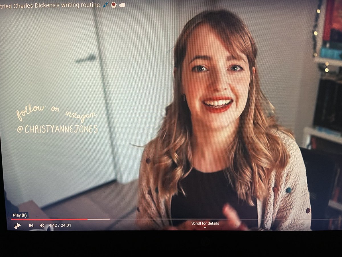 mwilliams_write's tweet photo. #writingvlog
#writingroutine
#writingcommunity
#writing
#youtube

Watching a writing routine video by the YouTuber Christy Anne Jones. Here she tries Charles Dickens’s writing routine. 

https://t.co/a1P6eG4GNw https://t.co/oDih0jg3wu