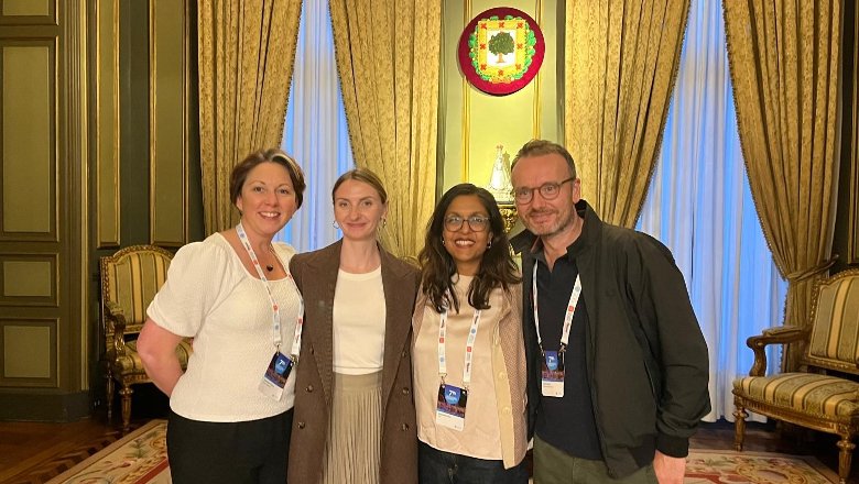 HSCWRU (@hscwru) on Twitter photo At the International Conference on Evidence-based Policy in Long-Term Care #ilpn2024
<a href="/AmmTowers/">Prof Ann-Marie Towers</a> - the Unit's new Deputy Director - was in Bilbao with <a href="/AntoninaSemkin/">Antonina Semkina</a> <a href="/KalpaKharicha/">KalpaKharicha</a> & <a href="/CarlAPurcell16/">Carl Purcell</a>
-short report & onward links: kcl.ac.uk/news/at-the-in… At the International Conference on Evidence-based Policy in Long-Term Care #ilpn2024
<a href="/AmmTowers/">Prof Ann-Marie Towers</a> - the Unit's new Deputy Director - was in Bilbao with <a href="/AntoninaSemkin/">Antonina Semkina</a> <a href="/KalpaKharicha/">KalpaKharicha</a> & <a href="/CarlAPurcell16/">Carl Purcell</a>
-short report & onward links: kcl.ac.uk/news/at-the-in…