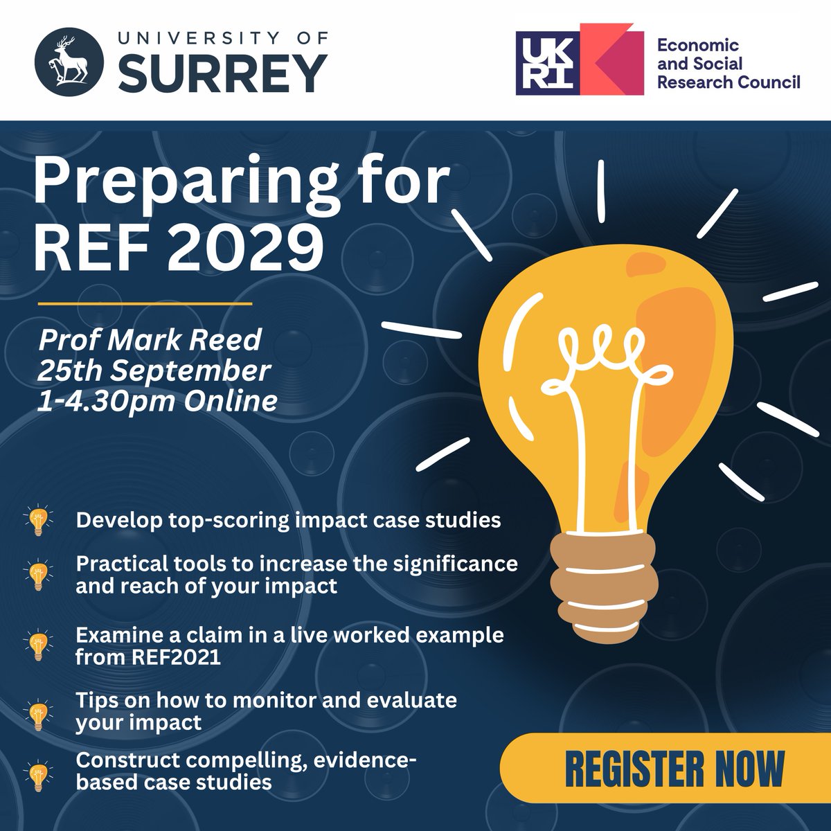 University of Surrey ESRC IAA (@esrcimpact) on Twitter photo Join <a href="/profmarkreed/">Mark Reed</a> on 25th September to discover how to get set for #impact in REF 2029! Book here: forms.office.com/Pages/Response… <a href="/UoSFASSResearch/">FABSS Research</a> <a href="/UniOfSurrey/">University of Surrey</a> #skillstraining Join <a href="/profmarkreed/">Mark Reed</a> on 25th September to discover how to get set for #impact in REF 2029! Book here: forms.office.com/Pages/Response… <a href="/UoSFASSResearch/">FABSS Research</a> <a href="/UniOfSurrey/">University of Surrey</a> #skillstraining