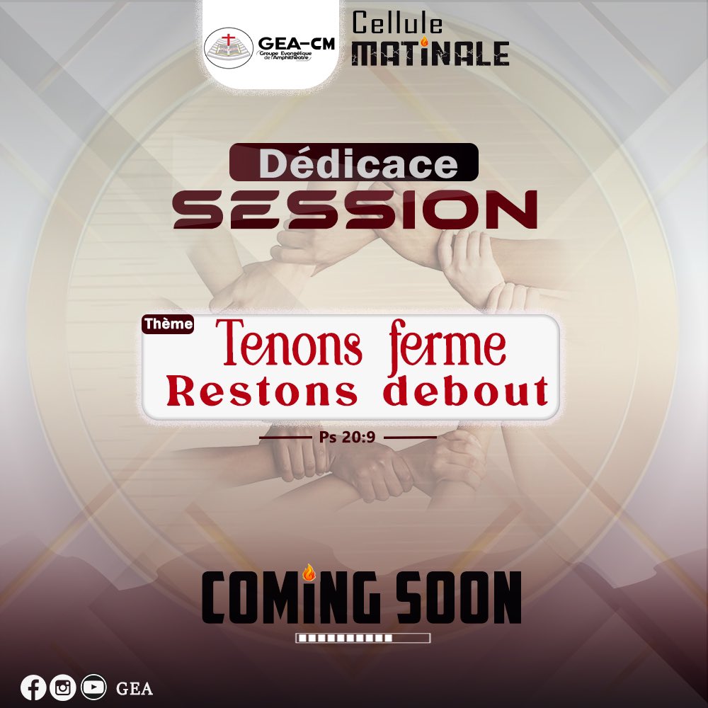 GeaUnikin's tweet photo. 📌 CELLULE MATINALE 

COMING SOON https://t.co/t1OHnJw3V1