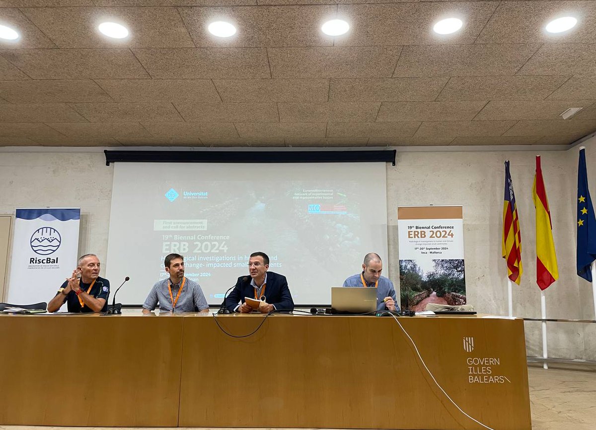 #RecercaUIB | 🔹 Arranca el congrés internacional sobre els riscos associats a les conques hidrològiques organitzat per <a href="/RiscBal/">RiscBal</a>!

➡️ El congrés se centrarà en els darrers avenços en hidrologia aplicats a petites conques, amb especial atenció a les afectacions derivades de les