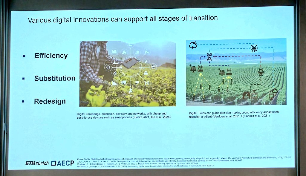dav_rizzo's tweet image. #DigitAg can also contribute by strenghening extension services, up to the decision-making based on digital twins

Nonetheless, farming systems, governance, &amp;amp; cost structure should be redesigned to allow for such potential uses

Dr. Robert Finger highlighted 

#Landscape2024 🧵/9