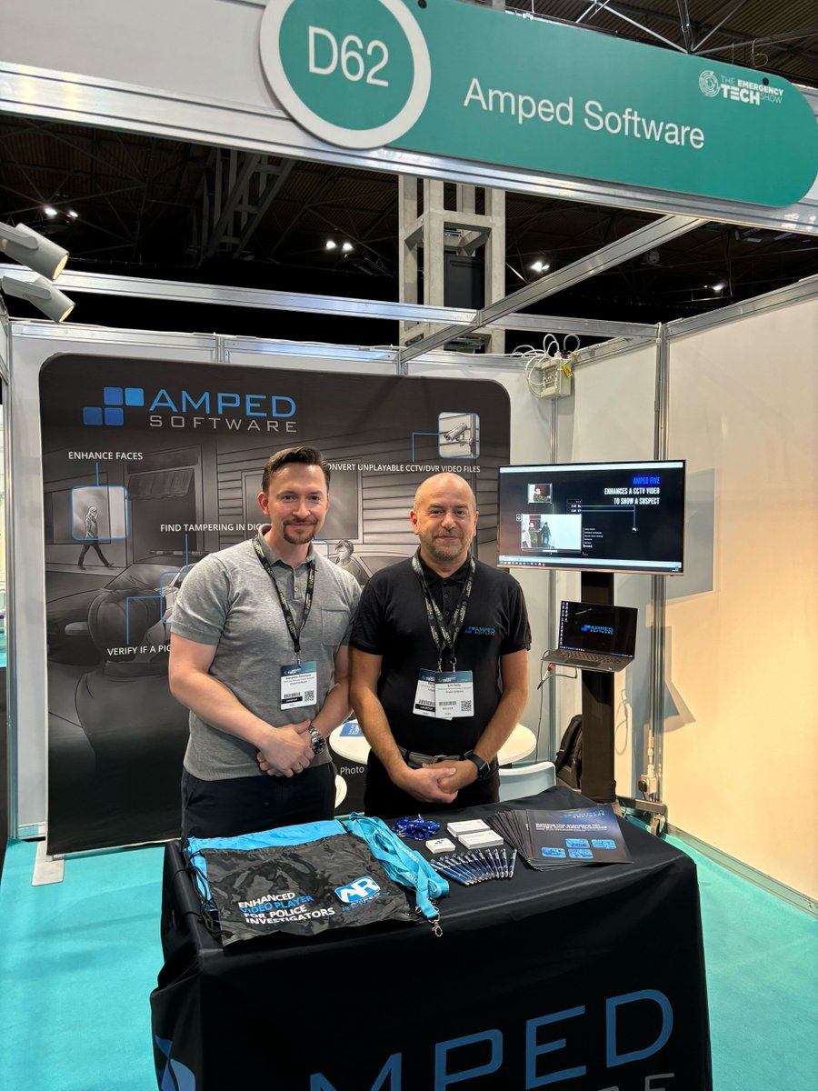 ampedsoftware's tweet image. Exciting day at @emergencytechuk in Birmingham! Meet Emi and Alex at booth D62 in hall 4 to explore image and video evidence analysis. Discover #AmpedAuthenticate for verifying integrity and detecting deepfakes. Tune in for Emi&apos;s talk tomorrow at 11.30 AM! buff.ly/3X7tvTf