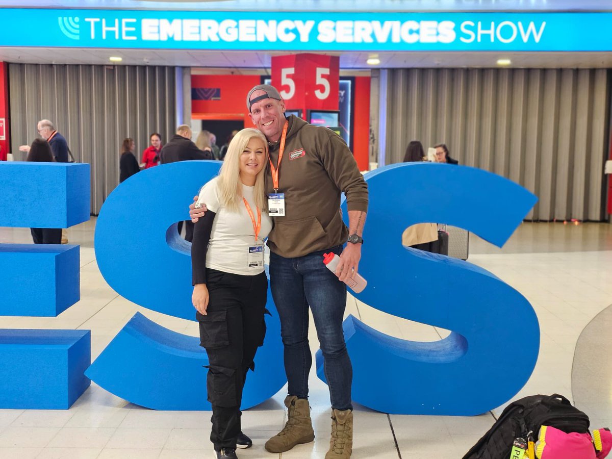 Carl_Boasman's tweet photo. The Firefighters Podcast on tour! Spending the day at The Emergency Services Show meeting friends old and new. If you’re here, we’re with @IdexFire so come and say hello! 🚓🚑🚒@TheFirefighte19 https://t.co/WkzQRfDZXB