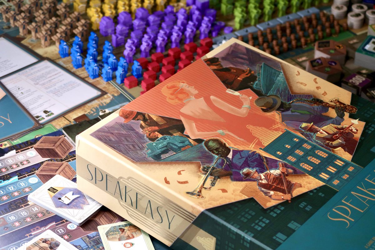 Here’s my unboxing video of the “Speakeasy” preview copy. Enjoy and thanks for watching! 🙂 youtu.be/ADw0VgW25O4

#boardgames <a href="/EagleGryphon/">Eagle-Gryphon Games</a> <a href="/vitallacerda/">Vital</a>