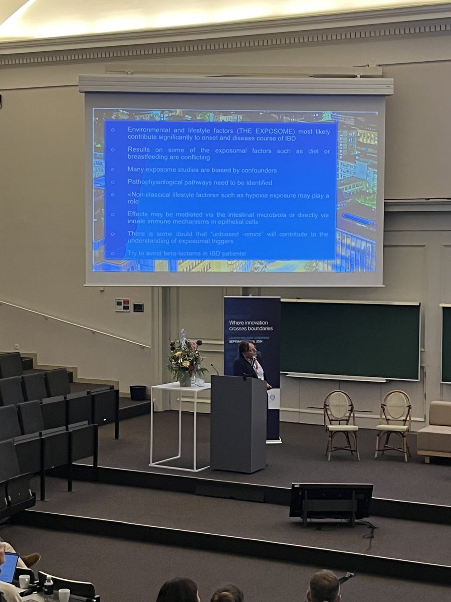ibdleuven's tweet image. What is the influence of the #exposome on #IBD? Gerhard Rogler illustrating emerging insights and concepts