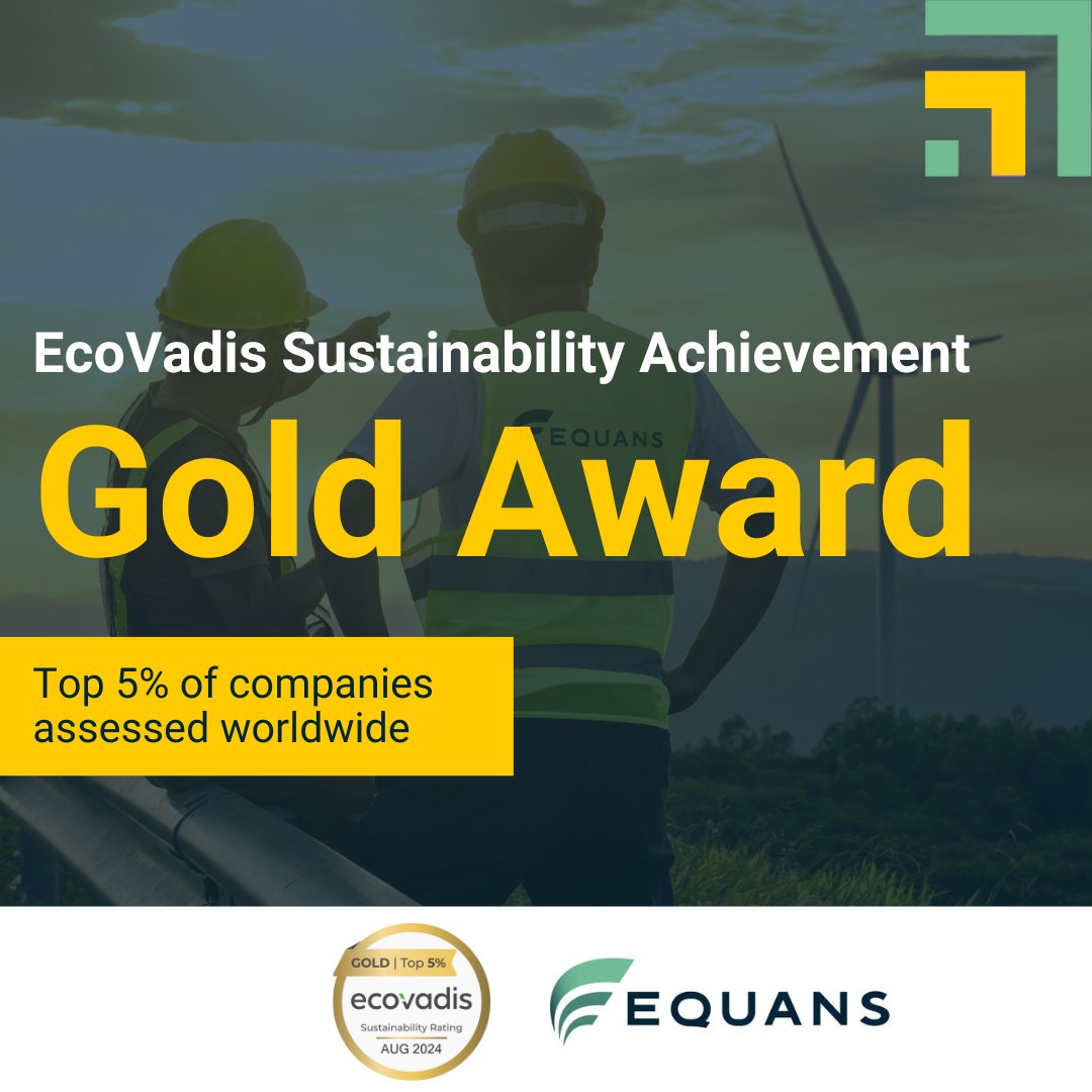 We’re delighted to have resecured our Gold EcoVadis status for the third year running 🏆

EcoVadis is a trusted provider of business sustainability ratings with a network of over 130,000 rated companies, helping to highlight Equans as a sustainability partner of choice.