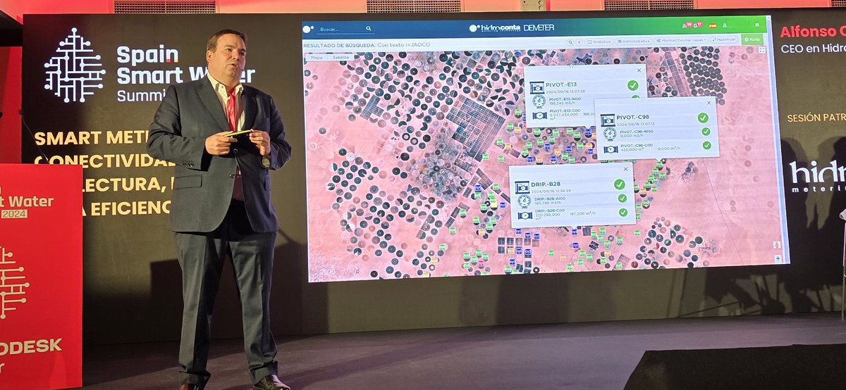 <a href="/AlfonsoCorbalan/">Alfonso Corbalan</a> CEO en la sesión de Smart Metering, explicando diferentes proyectos de <a href="/HidrocontaSA/">Hidroconta</a> en diferentes partes del mundo. 

Desde Tremp a Arabia Saudí, pasando por Londres o México. 

#SSWS2024