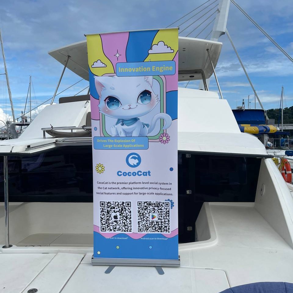 CocoCat_Web3's tweet photo. 🐱✨#CocoCat with #Secure3 and #WIS – the exciting blockchain yacht party is about to begin!
⛵️💥 Event Time: 16:00 - 21:00 (GMT+8) #token2049 #cococat https://t.co/nLInjEmP3g