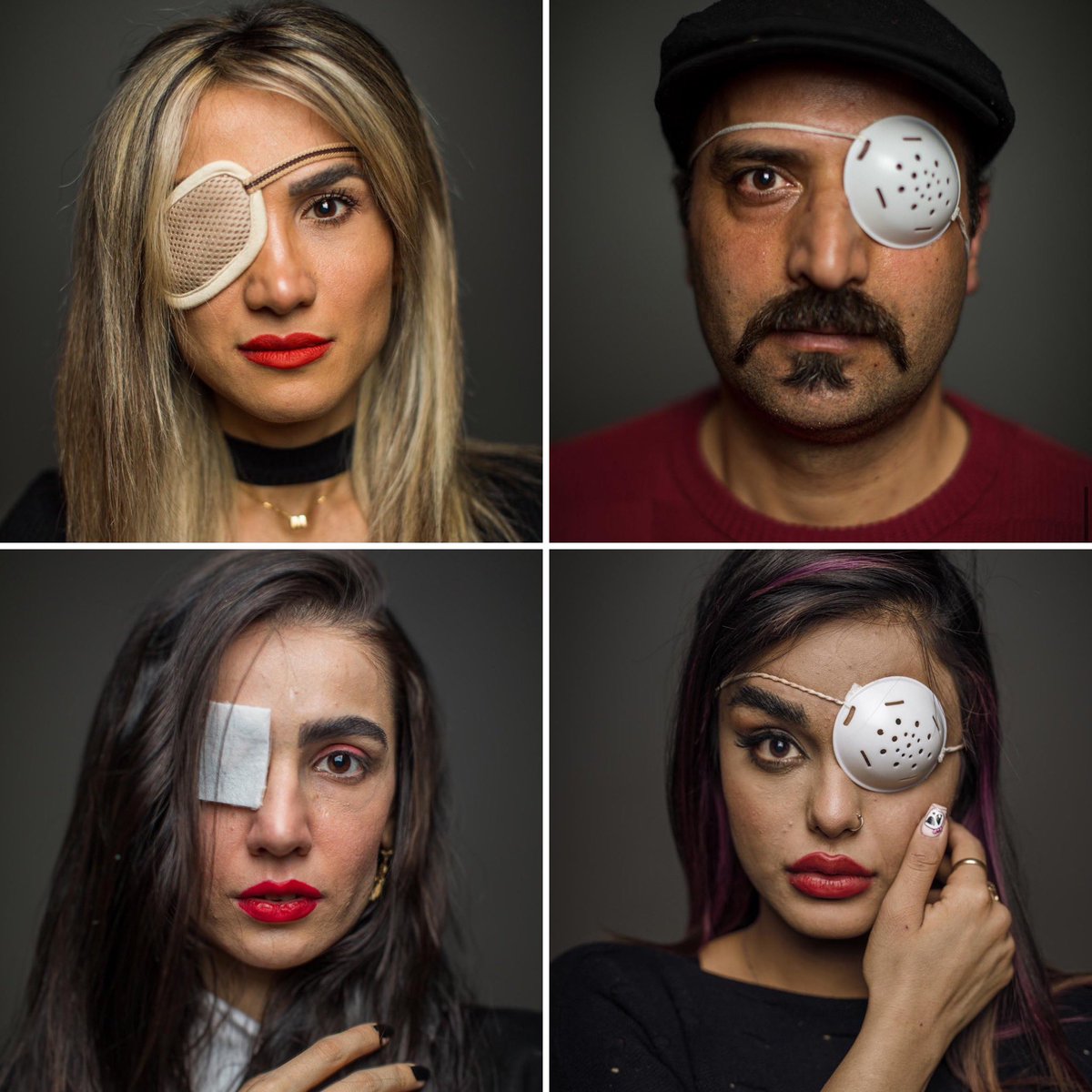 koshercockney's tweet image. "Iran’s ambassador to Lebanon, lost one eye and severely injured his other eye when a pager he was carrying exploded..." 

-NYT

The Islamic Republic of Iran regime takes the eyes of women 👇🏽 and anyone who speaks against their barbaric oppression.

Israel is the karma delivery