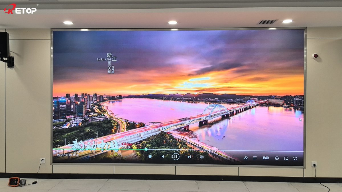 retopscreen's tweet photo. Retop has completed the installation of a new LED screen in a hospital meeting room. 
Pixel pitch: P1.25
Screen area: 10.752㎡

#retop #indoorled #outdoorled #ledsupplier #LED #ledscreens #leddisplayscreenmanufacturer #videopanels #advertisement #hospital #odm #oem https://t.co/JmbDWpx0ns