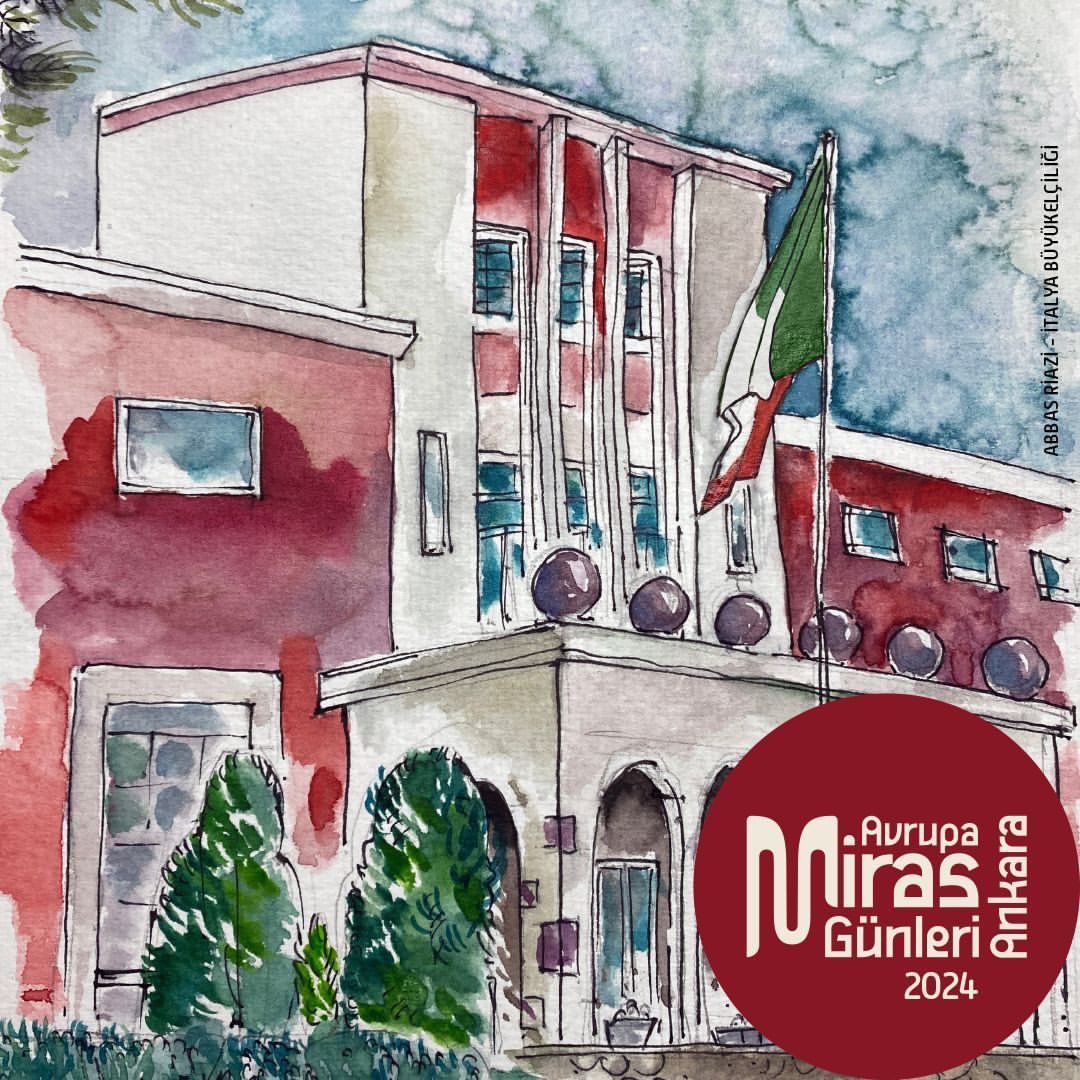 Bu yıl <a href="/ItalyinTurkiye/">Italy in Türkiye 🇹🇷</a>, Avrupa Miras Günleri vesilesiyle etkinliklere katılıyor. 
Afişte, gelenekle birleşen rasyonalist sanatın muhteşem örneği olan Ankara'daki Rezidans.

🇮🇹🇹🇷 📍Ankara