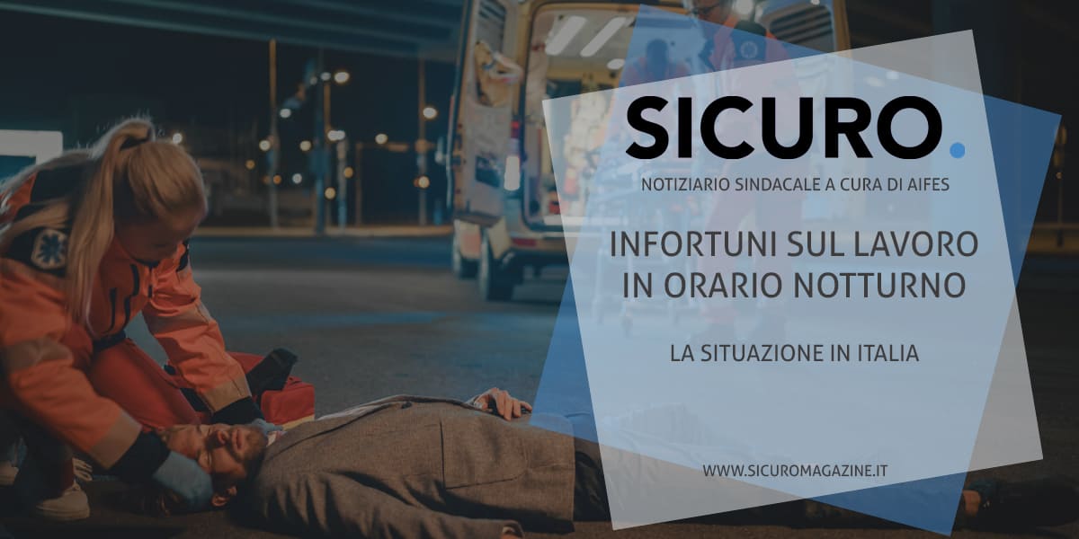 sicuromagazine.it/gli-infortuni-…
Il lavoro notturno è regolamentato da d.lgs. 66/2003 in attuazione direttive comunitarie 93/104/CE e 2000/34/CE concernenti taluni aspetti dell’organizzazione dell’orario di lavoro. 
#lavoronotturno #sicuromagazine #aifesformazione #infortuni #lavoro