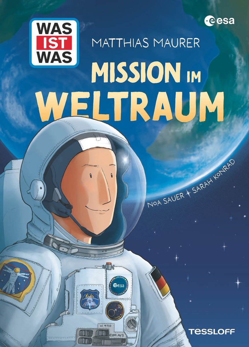astro_matthias's tweet photo. Hurra es ist soweit! Mein erstes Kinderbuch #WasIstWas “Mission im Weltraum” 🌌✨ ist jetzt endlich im Buchhandel erhältlich! 📖🎉 Kommt mit auf die faszinierende Reise 👉 175 Tage an Bord der #ISS, taucht ein in spannende Abenteuer und gewinnt erstaunliche Einblicke in das Leben im All. Entdeckt, wie es ist, mit einer Rakete ins All geschossen zu werden, und erlebt, wie Händewaschen ohne Waschbecken funktioniert. Ein einzigartiges Buch im Comic-Stil voller Mut, Freundschaft und Teamarbeit.