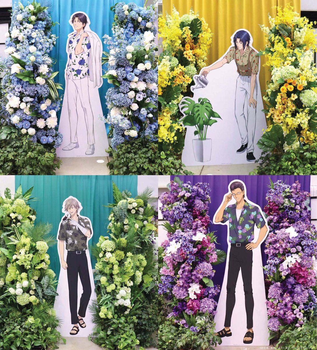 テニスの王子様　HANA·BIYORI はなびより　缶バッジ