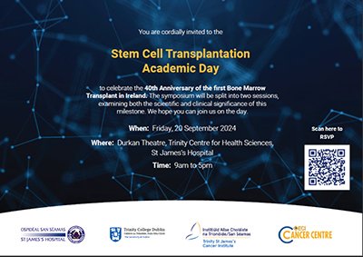 ACSLM CPD Officer: Leo Mulvany (@acslm_cpd) on Twitter photo It's this Friday: Stem Cell Transplantation Academic Day to celebrate the 40th Anniversary of Bone Marrow Transplant in Ireland. Check out the link below - bit.ly/3X0NfYB
#medicalscientists <a href="/ACSLM1/">Academy of Clinical Science & Laboratory Medicine</a> <a href="/TUDub_Biology/">School of Biological, Health & Sports Sciences</a> <a href="/ATU_GalwayCity/">ATU Galway City</a> <a href="/BioSci_MTU/">Biological Sciences - MTU</a> <a href="/UCCBiomedSoc/">UCC BiomedSoc</a> <a href="/MedLabAssoc/">MLSA</a> It's this Friday: Stem Cell Transplantation Academic Day to celebrate the 40th Anniversary of Bone Marrow Transplant in Ireland. Check out the link below - bit.ly/3X0NfYB
#medicalscientists <a href="/ACSLM1/">Academy of Clinical Science & Laboratory Medicine</a> <a href="/TUDub_Biology/">School of Biological, Health & Sports Sciences</a> <a href="/ATU_GalwayCity/">ATU Galway City</a> <a href="/BioSci_MTU/">Biological Sciences - MTU</a> <a href="/UCCBiomedSoc/">UCC BiomedSoc</a> <a href="/MedLabAssoc/">MLSA</a>