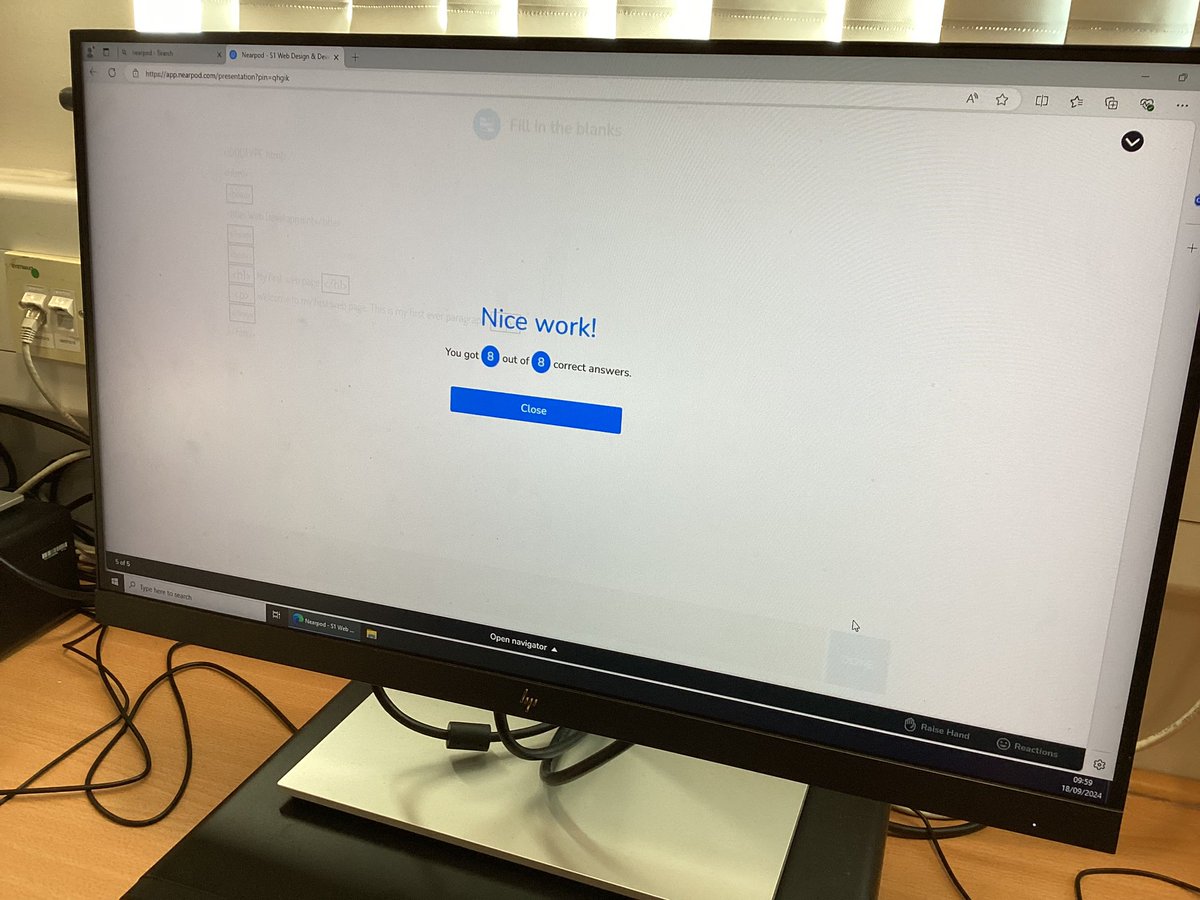 FHSComputing's tweet image. S1 learning about tags and HTML today using @nearpod 

#weareFHS #FHSDigiLearn