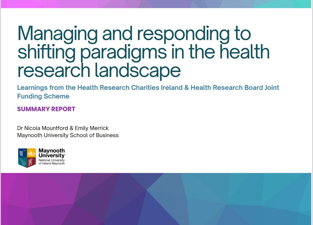 Health Research Charities Ireland - HRCI (@hrcireland) on Twitter photo We're excited to share the RIVA project report, which explores decision-making & the patient voice in the HRCI-HRB Joint Funding Scheme. Led by Dr Nicola Mountford & Emily Merrick <a href="/MaynoothUni/">Maynooth University</a>, it highlights the importance of patient involvement. hrci.ie/joint-funding-β¦ We're excited to share the RIVA project report, which explores decision-making & the patient voice in the HRCI-HRB Joint Funding Scheme. Led by Dr Nicola Mountford & Emily Merrick <a href="/MaynoothUni/">Maynooth University</a>, it highlights the importance of patient involvement. hrci.ie/joint-funding-β¦