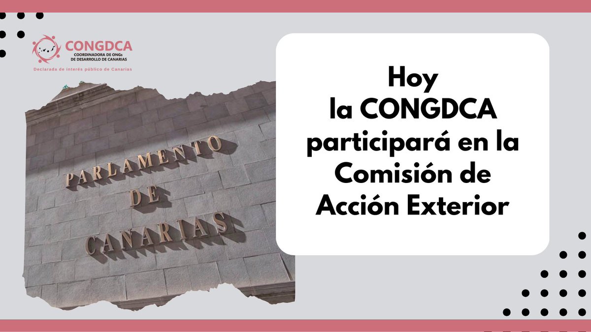 🆘 Hoy denunciaremos en el Parlamento de Canarias que los últimos Presupuestos #PGCAC24 recortaron en un 66 % la partida para cooperación al desarrollo.
#SOSCooperacionCanaria
▶️Síguelo aquí a las 12:00: parcan.es/video/jornada/…