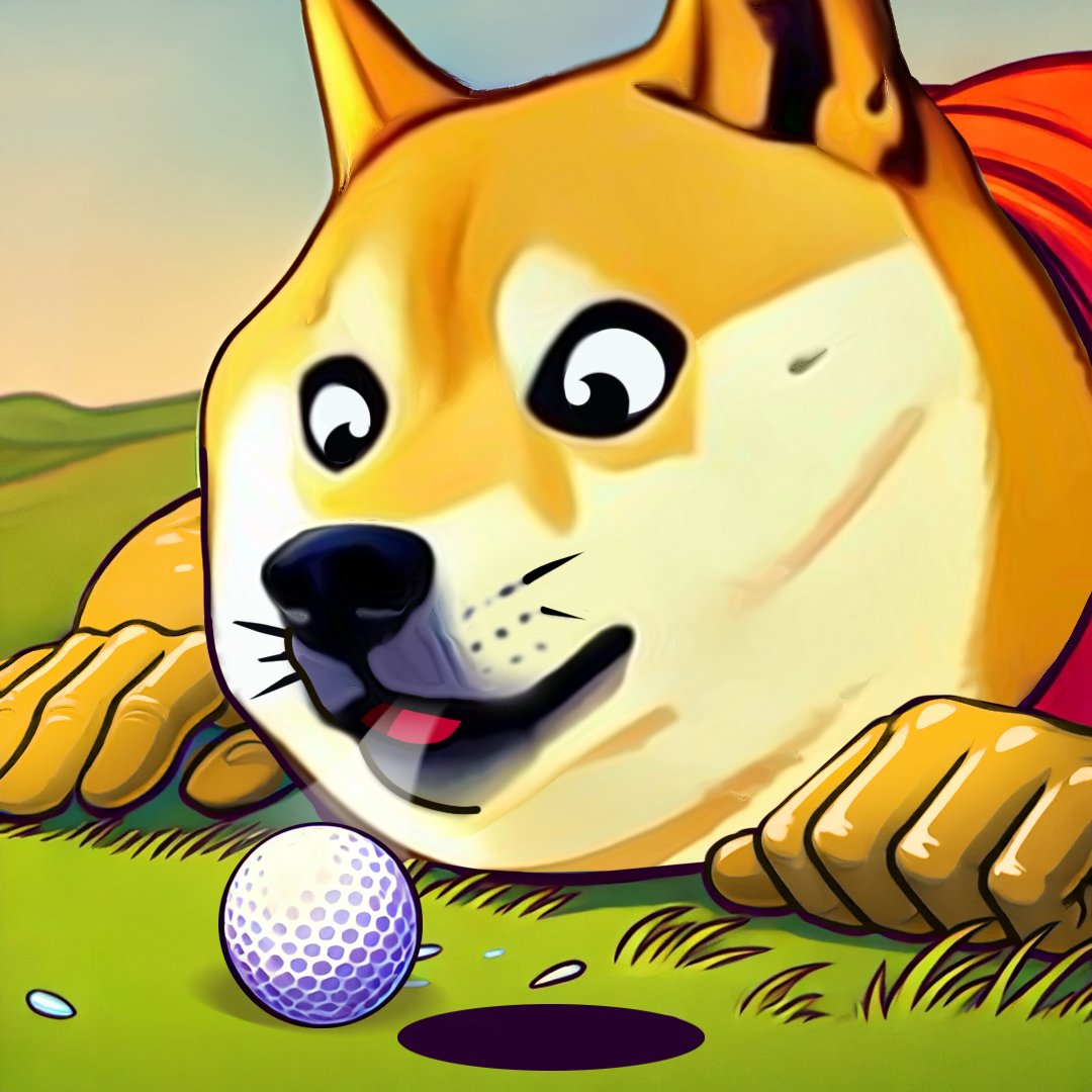 MemeGames2024's tweet image. When skill fails, just add a little wind power. 🏌️‍♂️💨