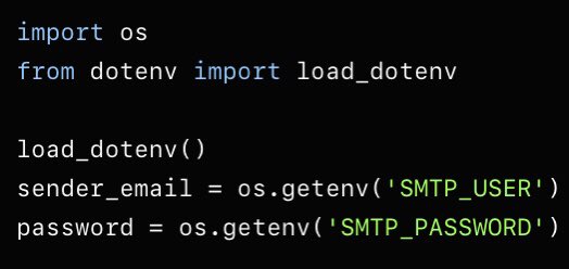 techandstream's tweet image. 🔐 Stay Secure: Never hardcode your email credentials! Use environment variables to store sensitive data like passwords. It’s safer and easier to manage. #PythonSecurity #EnvVars #BestPractices