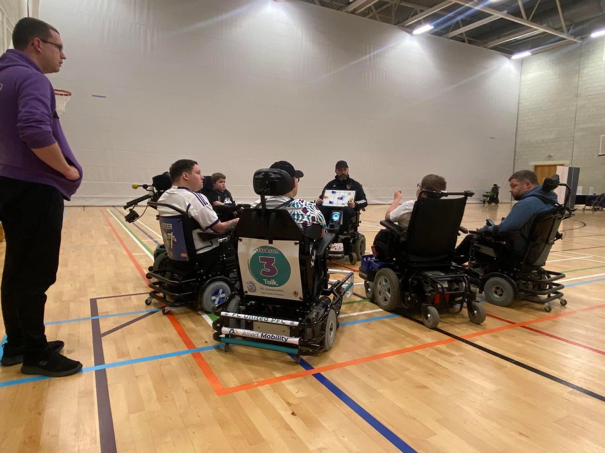 Teamwork makes the dream work 🤩

Huge thanks to <a href="/ForthValleyDS/">Forth Valley Disability Sport #TeamFVDS</a> and <a href="/activestirling1/">Active Stirling Ltd</a>, in particular Graham for getting the event organised

A massive thanks to to everyone who came along to play or supported

We look forward to linking with the Wheelchair Sports Club next 👏🏻