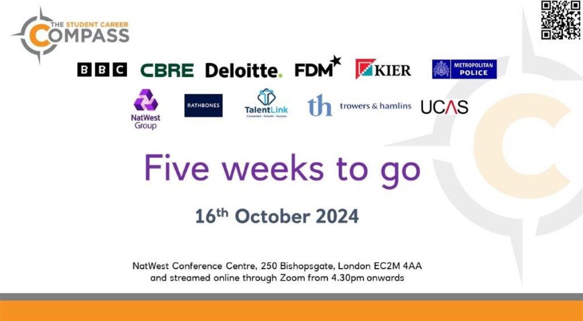 We are proud to announce our collaboration with the student career compass at NatWest and will be hosting live CV and AC workshops! Calling all students…#apprenticeships #graduateplacements