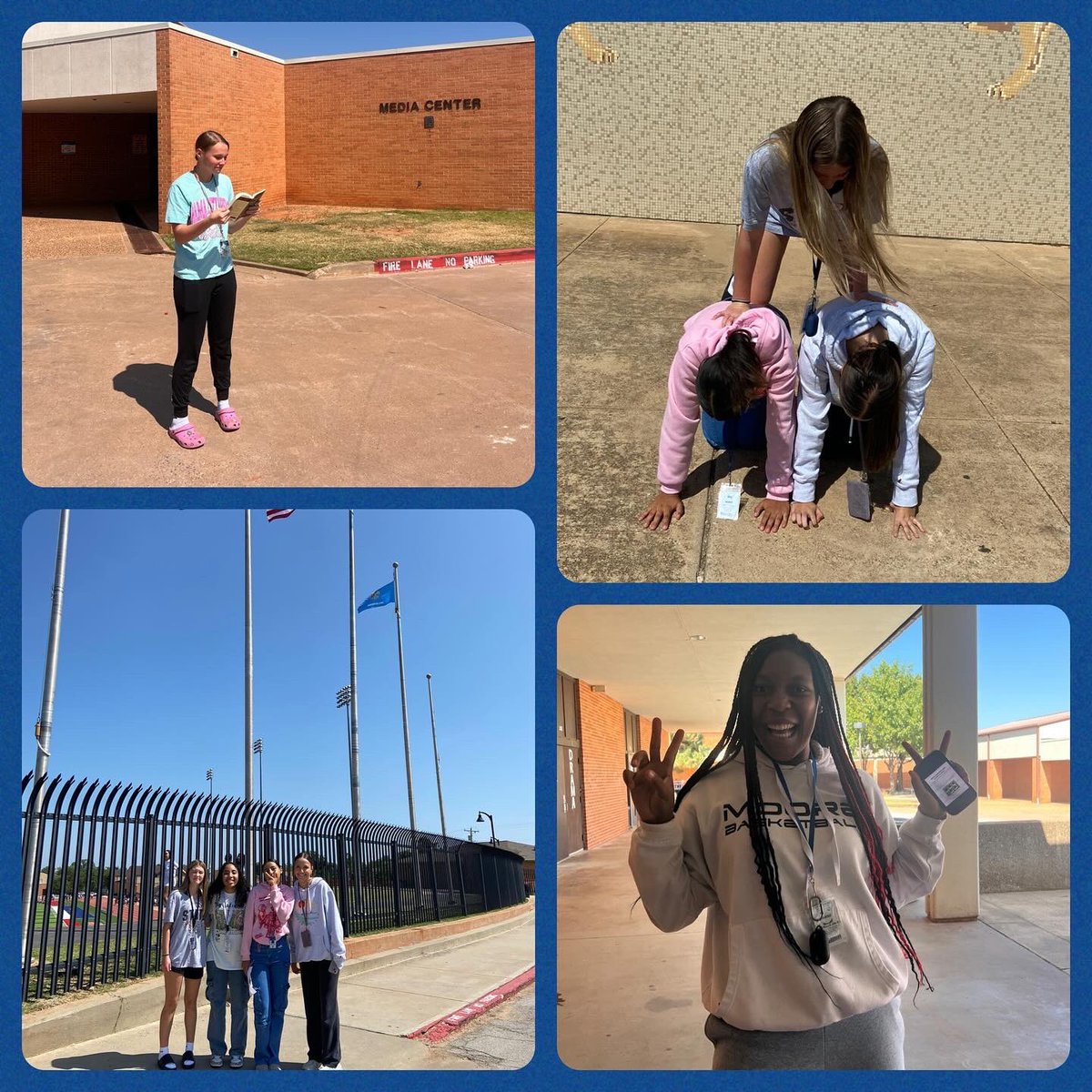 MooreGBB's tweet photo. Last week our girls did a Moore School Scavenger Hunt!! So many great laughs and involvement from Moore staff!🦁❤️
➡️WE GET BETTER OFF THE COURT TOO⬅️
#lionstrong #moorehighschool #together https://t.co/JlkgniUvVO
