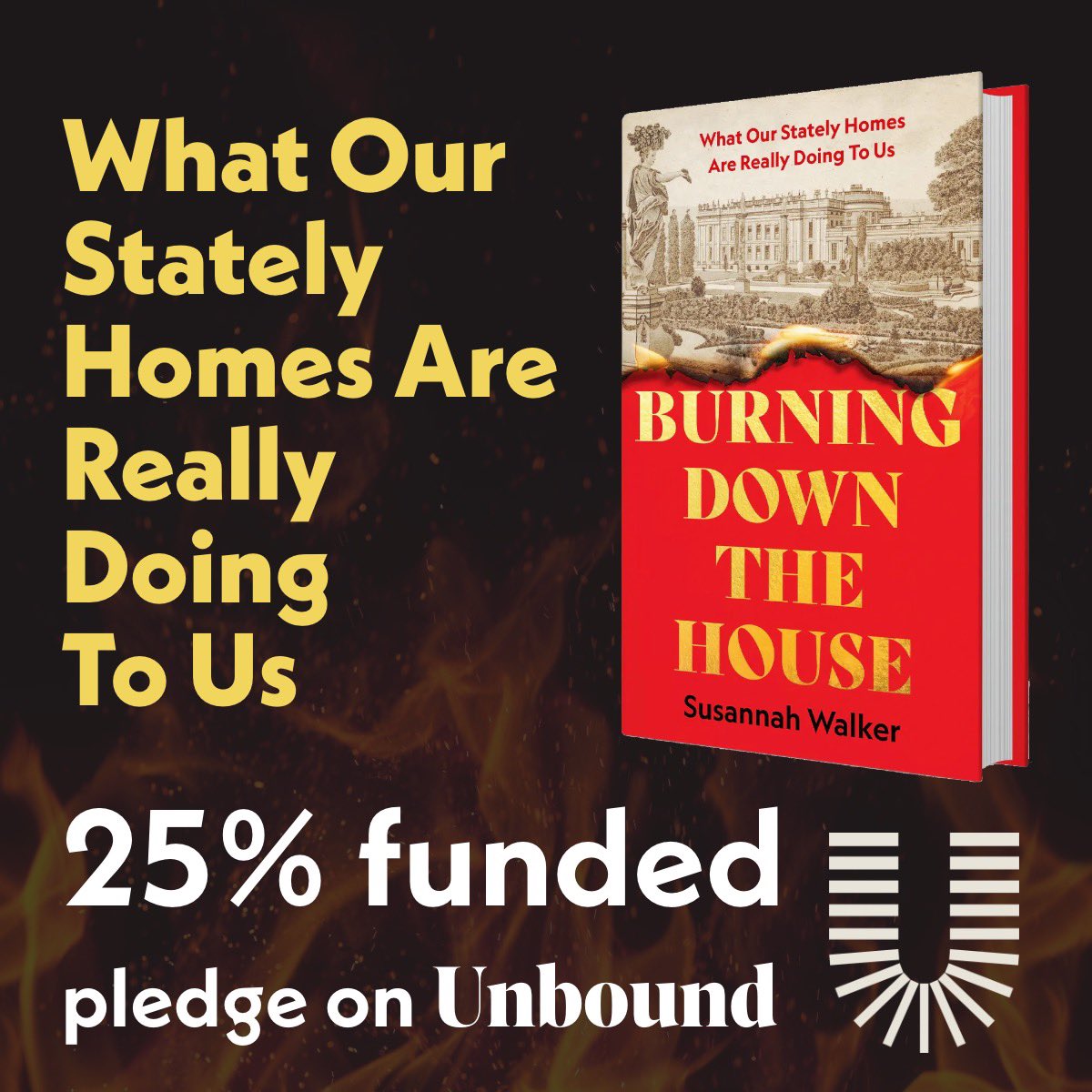 25% funded in less than a week.  Thank you everyone who has pledged for a copy so far.

And if you haven’t, what are you waiting for?

unbound.com/books/burning-…