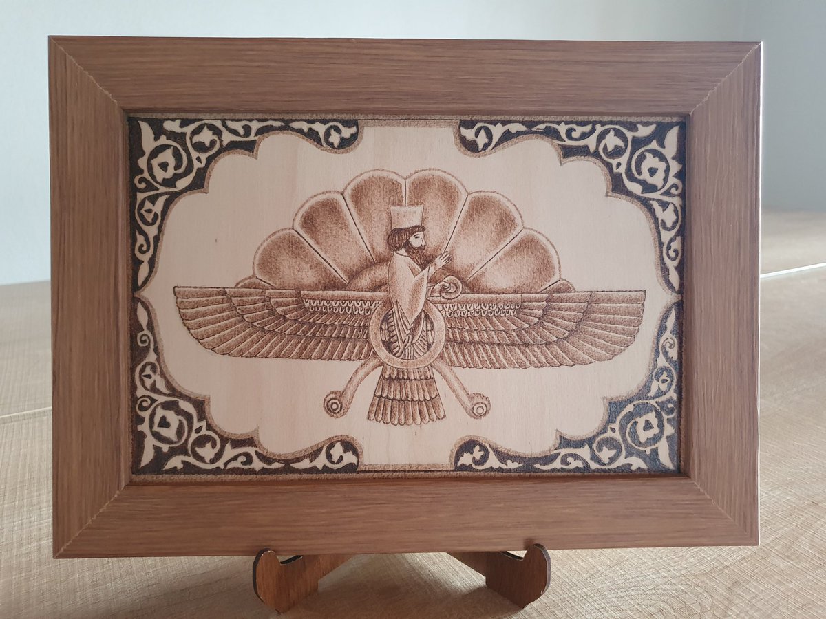 muratonat47's tweet photo. Ahura Mazda Ahşap Dağlama
#ahuramazda #pirografi #woodburningart https://t.co/jHEgIUpn59